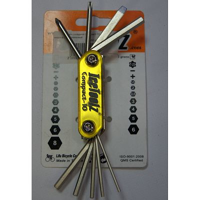 Превью  Мультитул ICE TOOLZ Compact-10 94A5 (10 функций) 94A5